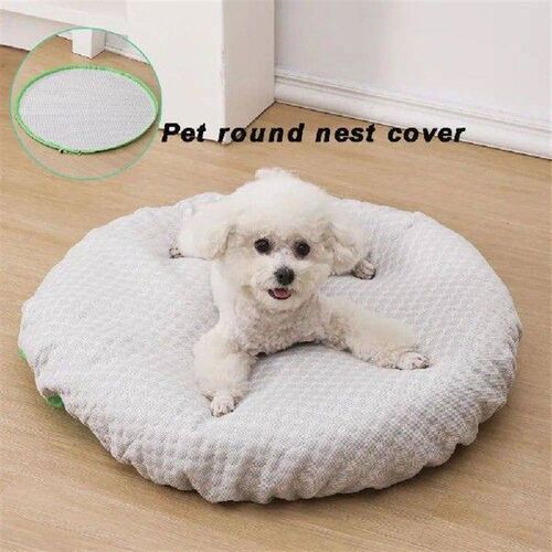 Thin Adjustable Dog Bed Cover Breathable Ice Silk Fabric