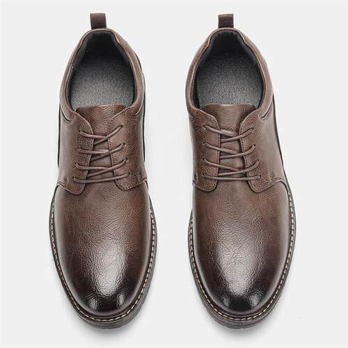 Mens Casual Leather Shoes Comfortable Dress Shoe 休闲皮鞋男