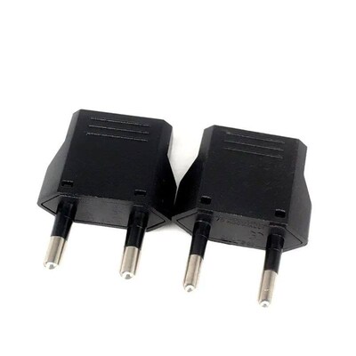 1-20pcs EU Euro KR Plug Adapter US to EU Plug Adapter Travel