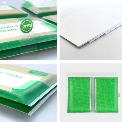 5packs 50pcs/lot Disposable Toilet Seat Cover Waterproof Saf