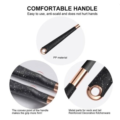 Silicone Cooking Utensils Set Heat Resistant Kitchen Spatula