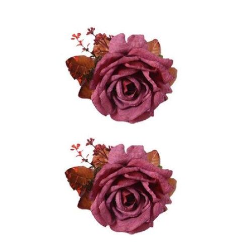 Cloth Flower Curtain Tie Backs Rose Curtain Tieback Clip