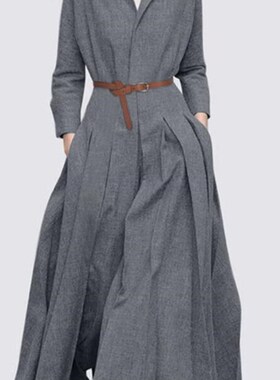 New  Spring Summer Womens Long Skirt Fashion Long Sleeve