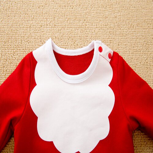 Toddler Boys Girls Rompers Kids Baby New year Costume Santa