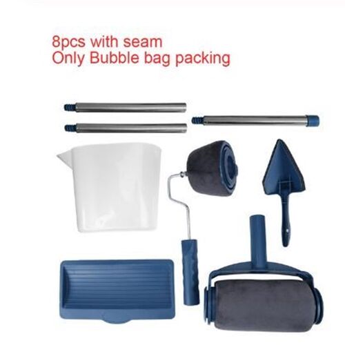 5/8pcs Seamless Color Box Packaging Wall Paint Runner Roller