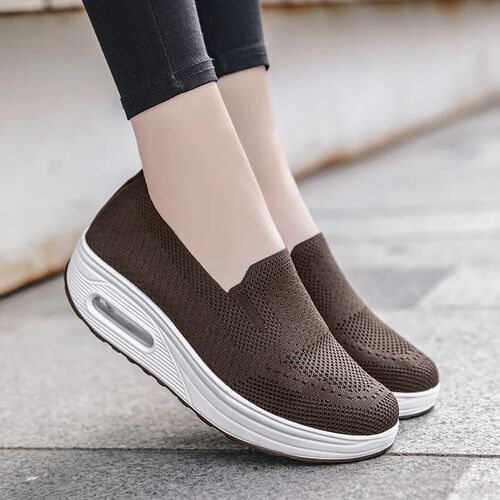 Hot Sale Platforms Weave Women Slip on 2023 New Spring Sprin