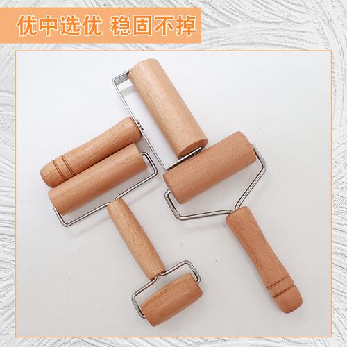 Rolling Pin Home Use Small Size AntiSlip Pizza Pancake Noodl