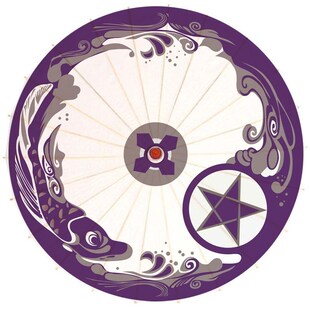 黄泉绸布cos崩坏星穹铁道油纸伞装饰COS道具雨伞