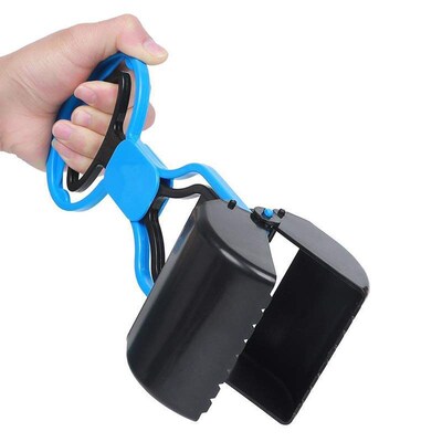 1Pcs Dog Cat Animal Waste Pooper Scooper Long Handle Jaw Poo