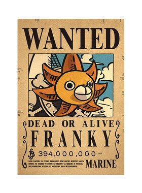 One Piece Luffy 3 Billion Bounty Wanted Posters Four Emperor