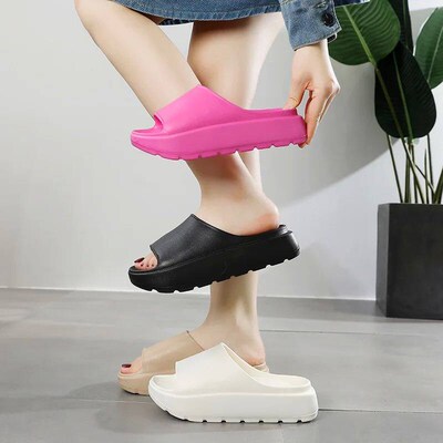 Summer Beach Thick Sole Eva Slippers Women Thick Platform