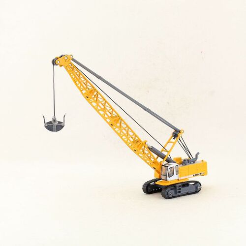 Alloy engineering vehicle cable excavator model,1:87 excavat