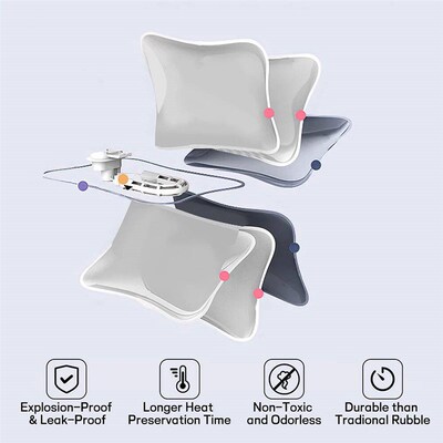Rechargeable Hot Water Bottle Cute Electric Hand Warmer EU P