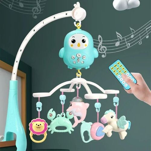 Baby Crib Mobile Rattle Toy For 0-12 Months Infant Rotating