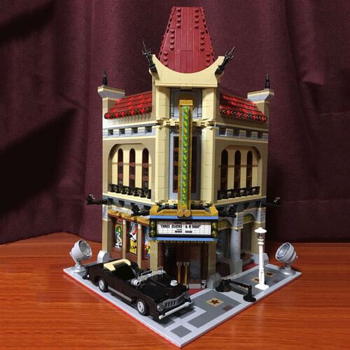 Creatoring Expert Brick Bank Cafe Corner Model Moc Modular H