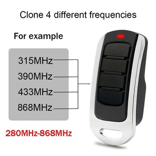 Garage Door Remote Control Duplicator 287MHz-868MHz Multi-Fr
