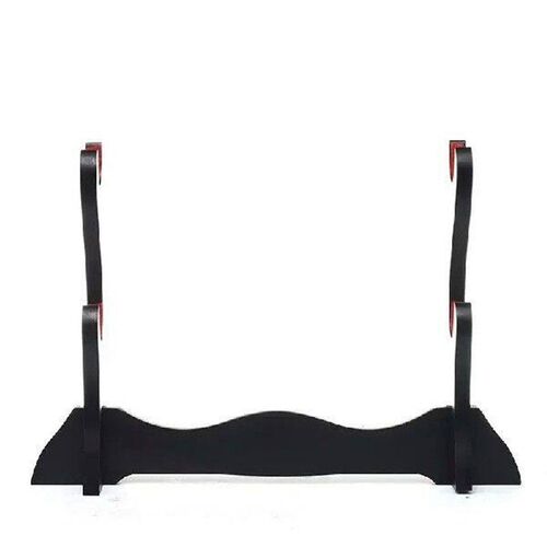 2 Tier Sword Stand Samurai Sword Display Velvet Padded Rack