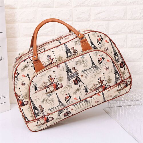 Hot Sale PU Leather Women Travel Duffel Bag for Men Large Ca