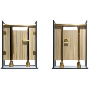 公共卫生间隔断工厂厕所隔断抗倍特PVC塑料淋浴隔间门板防水挡板