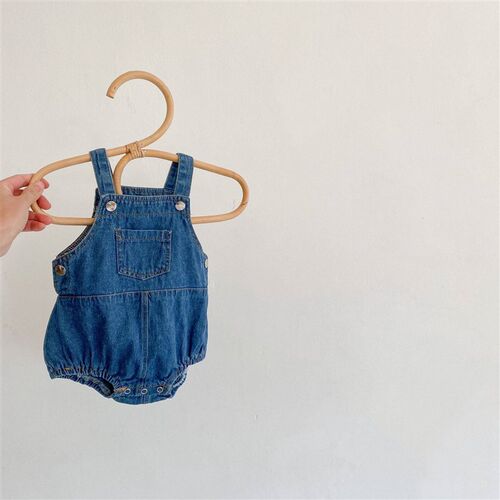 2025 Infant Male And Female Baby Denim Strap Ha-coat Bag Far