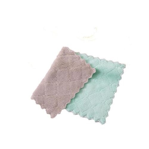 Kitchen Towels Dishcloths Coral Fleece Dish Towel Dish Rags