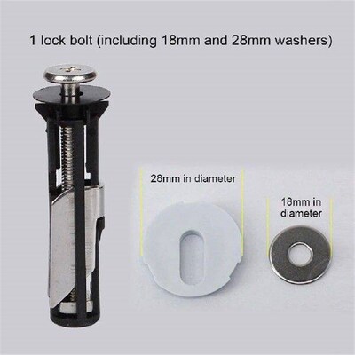 Heavy Duty Toilet Seat Fastener Bolt Kit Stainless Steel