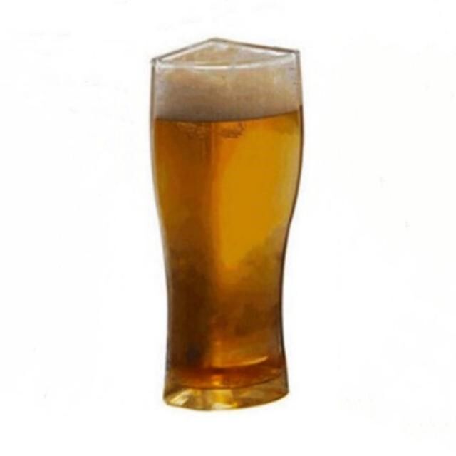 Scheidbare 4 Deel Grote Capaciteit Dikke Bier Mok Glazen Bek - 实物图