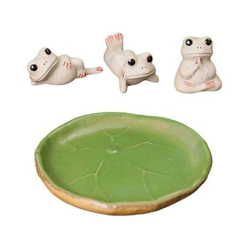 Tea Pet Ornament Collectable Miniature Sculpture for Garden