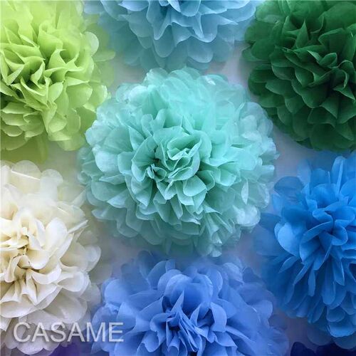 Tissue Paper Flower Ball Baby Shower Birthday Party Decorati