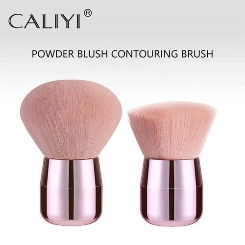 Q Bullet Round Head Silicone Angled Concealer Brush Like