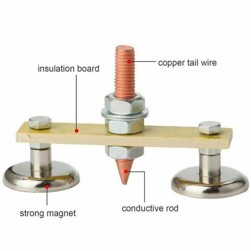 30kg Magnet Welding Clamp Double Head Strong Suction Welding