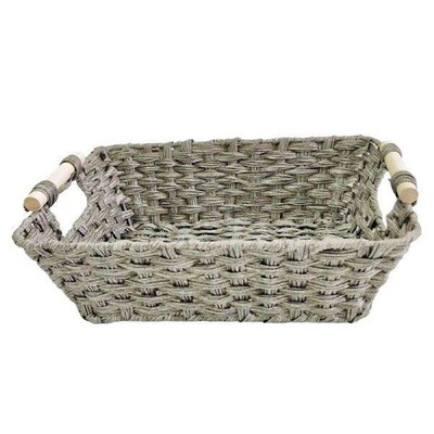 Imitation Rattan Storage Basket Multipurpose Decorative