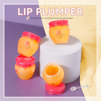 DEROL lip plumper gloss liquid Ginger mint Full Moisturizing