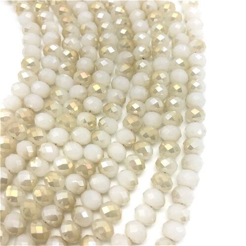 3x4mm/4x6mm/6x8mm Crystal Rondel Beads Wheel Faceted Glass B