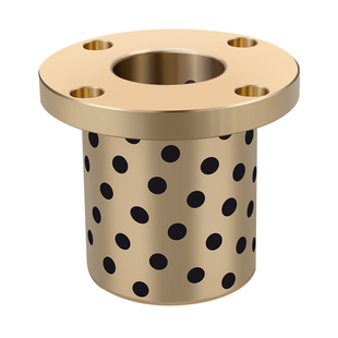 MPTZ内径1 20圆法兰石墨铜自润滑动一体轴承导无油衬OFR01