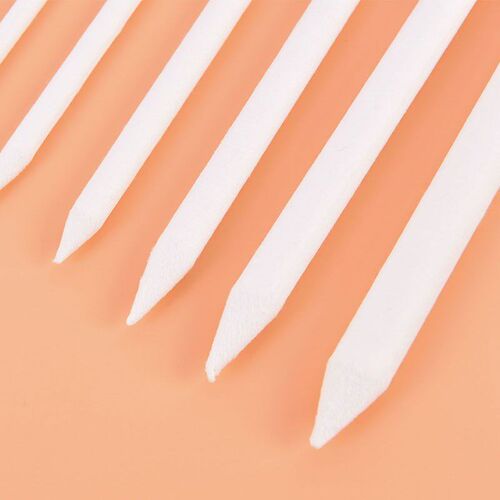 6pcs/set Blending Smudge Stump Stick Tortillon Sketch Art Wh