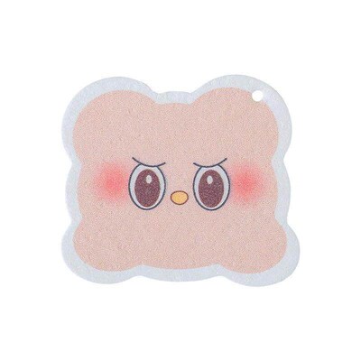 Cartoon Compressed Sponge Wood Pulp Cotton Dishwashing and P