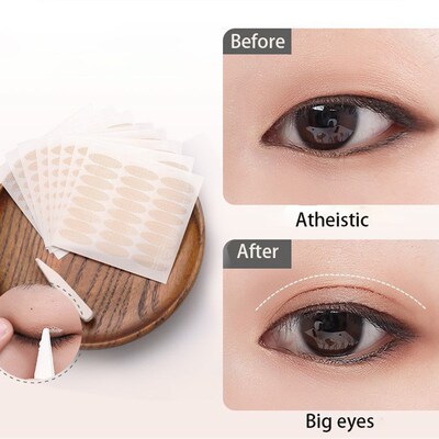 240PCS Eyelid Tape Sticker Invisible Double Fold Eyelid Lace