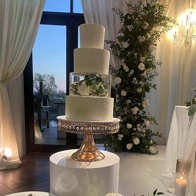 Acrylic Cake Display Board Square Round Cake Edge Smoother S