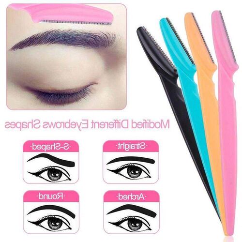 3/4/10Pcs Eyebrow Trimmer Face Blade Shaver Portable Eye Bro