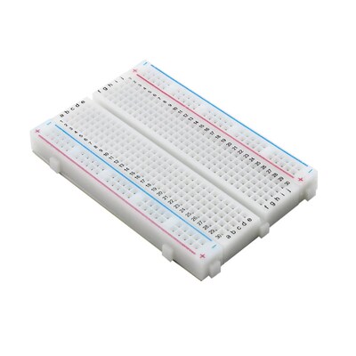 8.5CMx5.5CM 400 Breadboard Holes Tie Point Interlocking Sold