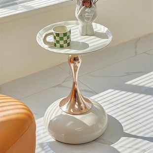 床头柜边几创意小主卧室铁艺沙发小蛮腰55cm高茶几可爱公寓迷你型