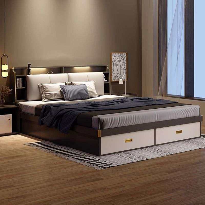 气动高箱储物床婚床1.8米1.2m1.5米主卧小户型板式现代简约双人床,3C数码配件,其它配件,淘宝优惠券,粉丝福利购,淘宝优惠卷