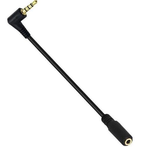 4 Pole 3.5mm Jack Male to Female Right Angled Extension