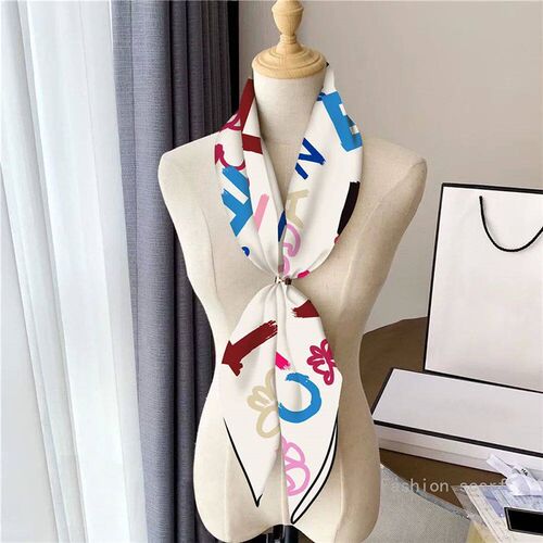 French Style New Black and White Letter Color Matching Women