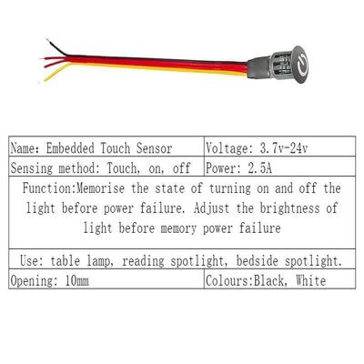 Touch the sensor switch button, hole distance 10mm13mm16mm s