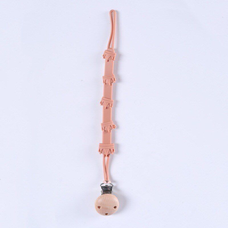 Multifunctional Silicone Antidrop Chain Toy Pacifier Clip Te