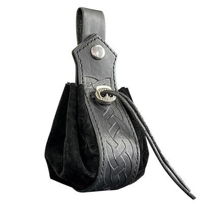 Tas Kantung Uang Viking Abad Pertengahan Cosplay Tas Pinggan