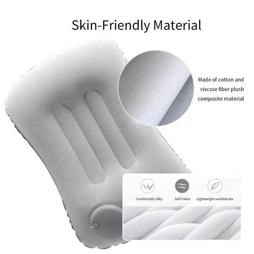 Portable Comfortable Inflatable Pillow, Camping Pillow, Pool