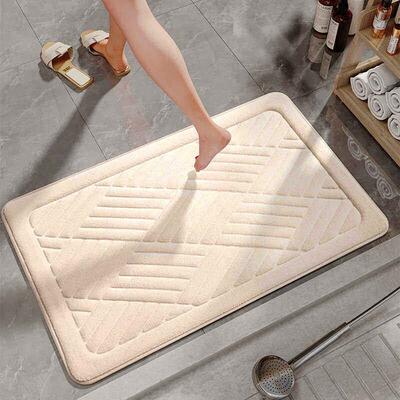 Toilet floor mat absorbent door mat bathroom化妆室吸水门垫